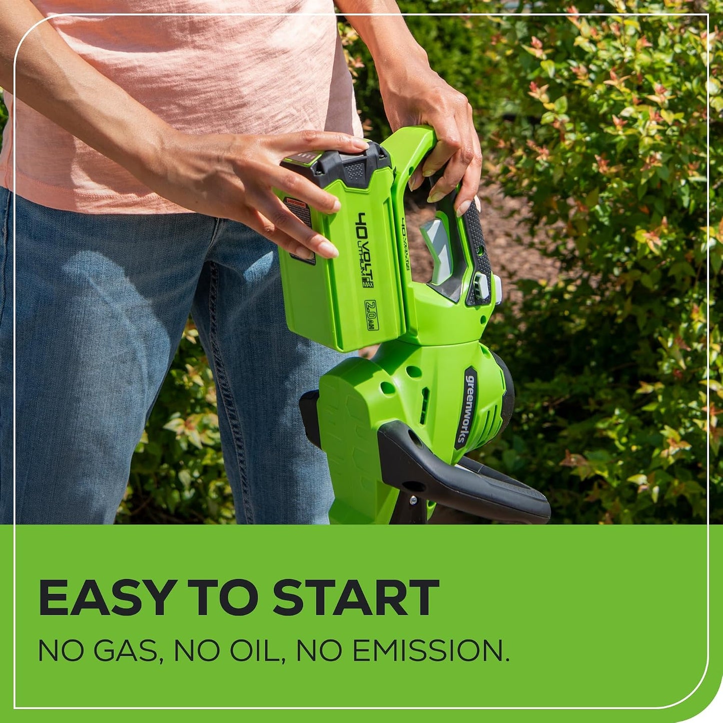 40V 26 in Cordless Hedge Trimmer, Tool Only