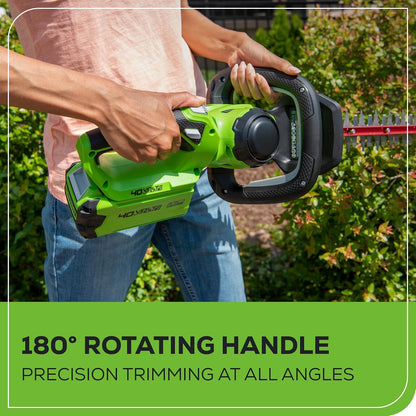 40V 26 in Cordless Hedge Trimmer, Tool Only