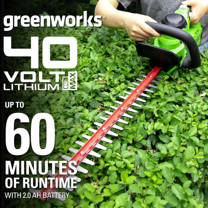40V 26 in Cordless Hedge Trimmer, Tool Only