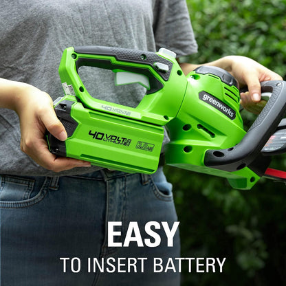 40V 26 in Cordless Hedge Trimmer, Tool Only