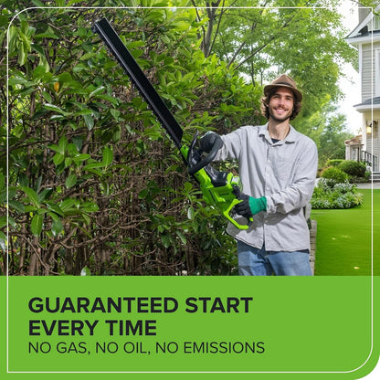 40V 26 in Cordless Hedge Trimmer, Tool Only