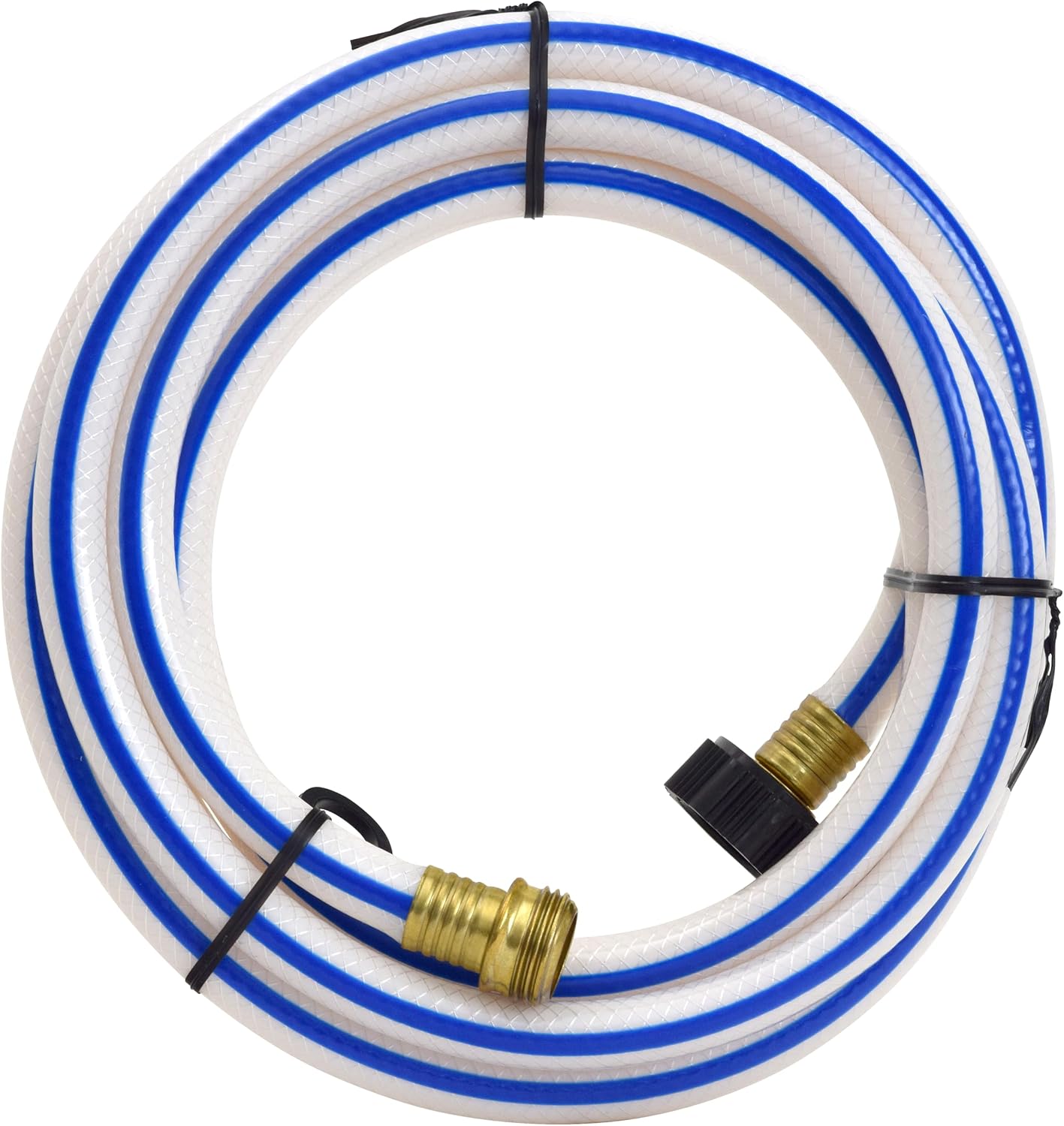 AquaFresh High Pressure Drinking Water Hose, Water Hose Hookup for RV - 1/2" x 10', White