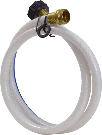 AquaFresh High Pressure Drinking Water Hose, Water Hose Hookup for RV - 1/2" x 10', White