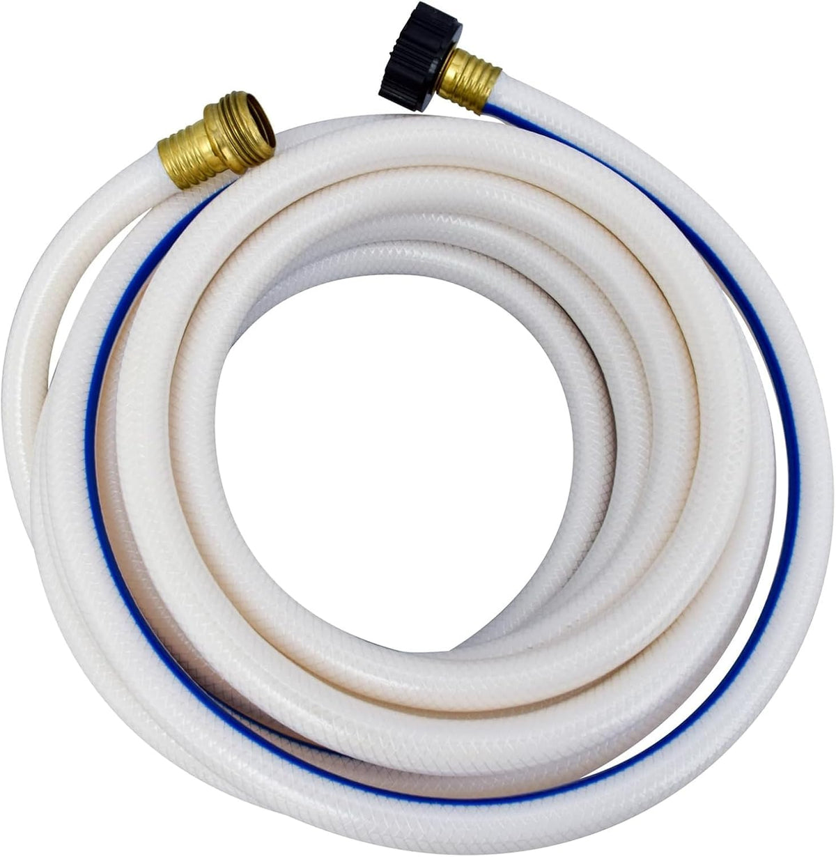 AquaFresh High Pressure Drinking Water Hose, Water Hose Hookup for RV - 1/2" x 10', White