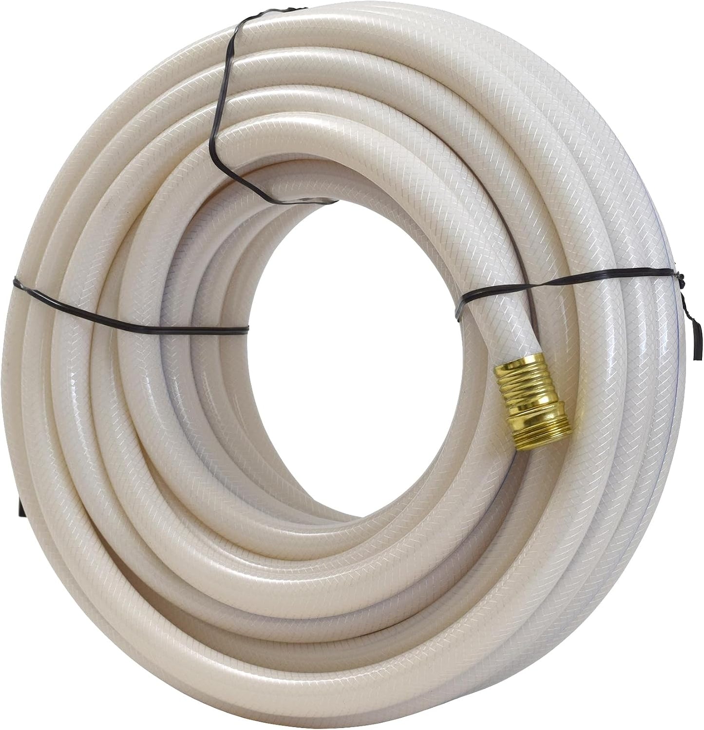 AquaFresh High Pressure Drinking Water Hose, Water Hose Hookup for RV - 1/2" x 10', White
