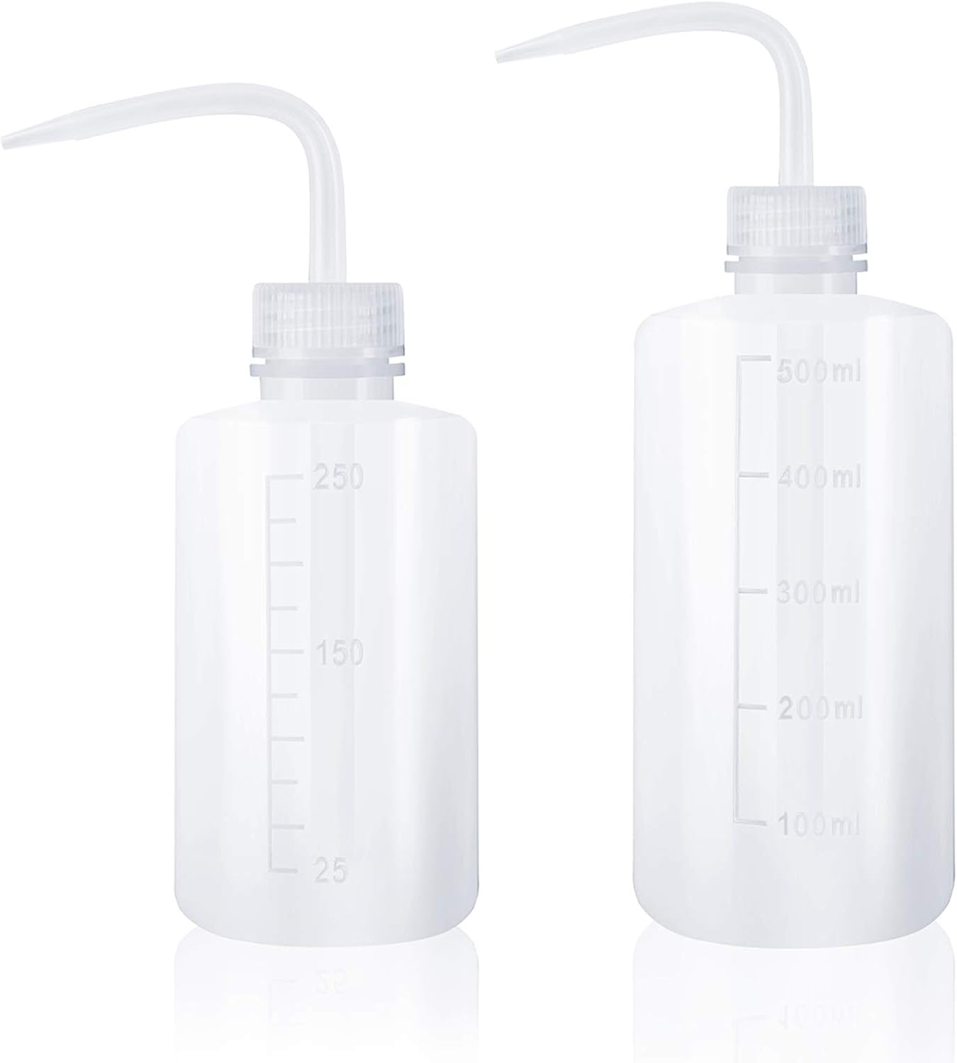Oubest Squeeze Washing Bottle Succulent Watering Bottle 250ml + 500ml Water Squirt Irrigation Squeeze Sprinkling Can Plastic Wash Plant 2pc