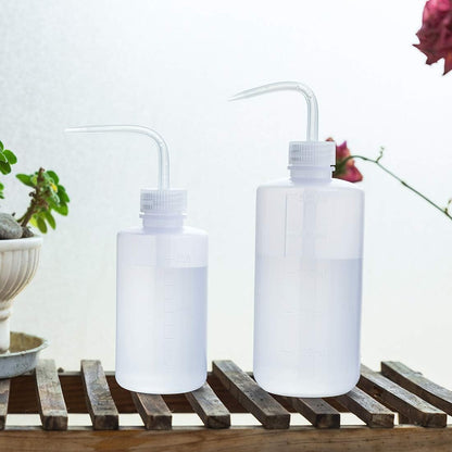 Oubest Squeeze Washing Bottle Succulent Watering Bottle 250ml + 500ml Water Squirt Irrigation Squeeze Sprinkling Can Plastic Wash Plant 2pc