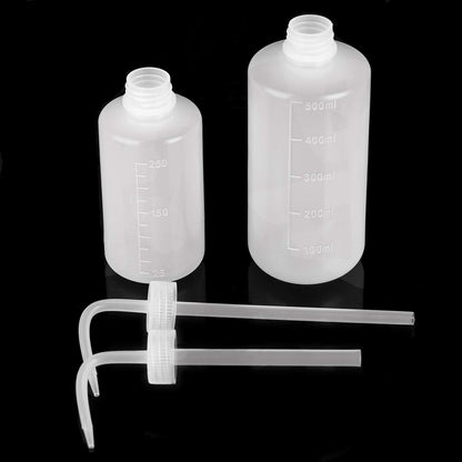Oubest Squeeze Washing Bottle Succulent Watering Bottle 250ml + 500ml Water Squirt Irrigation Squeeze Sprinkling Can Plastic Wash Plant 2pc
