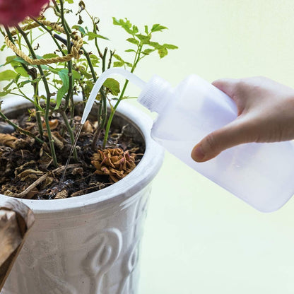 Oubest Squeeze Washing Bottle Succulent Watering Bottle 250ml + 500ml Water Squirt Irrigation Squeeze Sprinkling Can Plastic Wash Plant 2pc