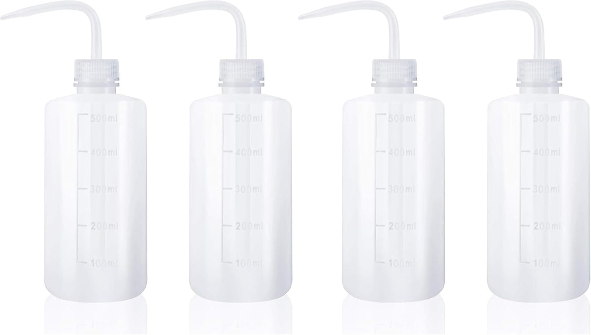 Oubest Squeeze Washing Bottle Succulent Watering Bottle 250ml + 500ml Water Squirt Irrigation Squeeze Sprinkling Can Plastic Wash Plant 2pc