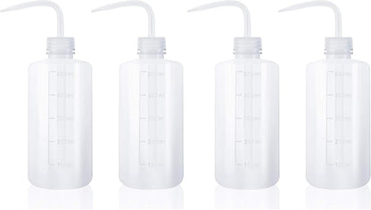 Oubest Squeeze Washing Bottle Succulent Watering Bottle 250ml + 500ml Water Squirt Irrigation Squeeze Sprinkling Can Plastic Wash Plant 2pc