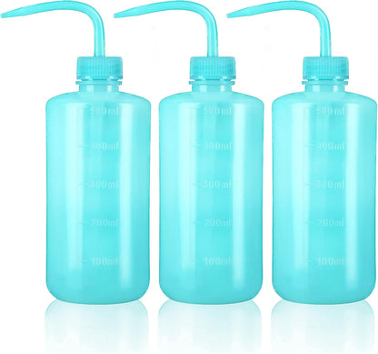 Oubest Squeeze Washing Bottle Succulent Watering Bottle 250ml + 500ml Water Squirt Irrigation Squeeze Sprinkling Can Plastic Wash Plant 2pc
