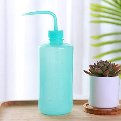 Oubest Squeeze Washing Bottle Succulent Watering Bottle 250ml + 500ml Water Squirt Irrigation Squeeze Sprinkling Can Plastic Wash Plant 2pc