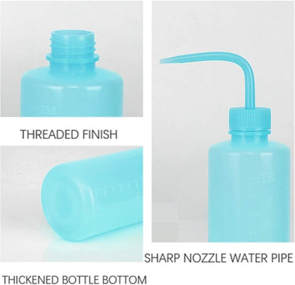 Oubest Squeeze Washing Bottle Succulent Watering Bottle 250ml + 500ml Water Squirt Irrigation Squeeze Sprinkling Can Plastic Wash Plant 2pc