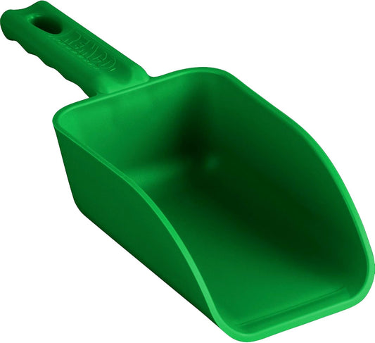 Vikan 63002 Color-Coded Plastic Hand Scoop - BPA-Free Food-Safe Kitchen Utensils, Restaurant and Food Service Supplies, 16 oz, Green