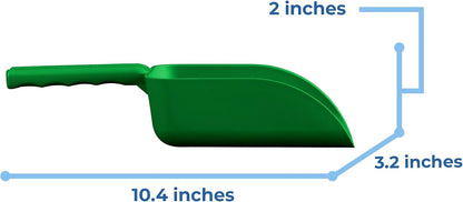 Vikan 63002 Color-Coded Plastic Hand Scoop - BPA-Free Food-Safe Kitchen Utensils, Restaurant and Food Service Supplies, 16 oz, Green
