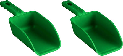 Vikan 63002 Color-Coded Plastic Hand Scoop - BPA-Free Food-Safe Kitchen Utensils, Restaurant and Food Service Supplies, 16 oz, Green