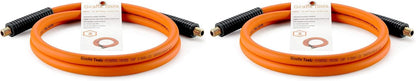 Hybrid Lead-in Air Hose, 3/8" x 6 ft, 1/4 in. MNPT Fittings