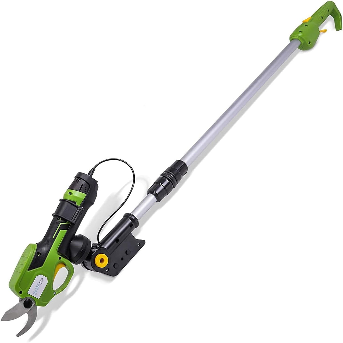 Cordless Pruning Shears & Branch Cutter | Electric Pruner with Telescopic Handle for 6 feet of Reach | Rechargeable Battery & .98 inch Cutting Diameter | Ideal for Bushes & Branches