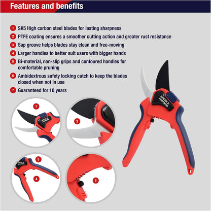 6059BS Razorsharp Advantage Medium Bypass Pruning Shears
