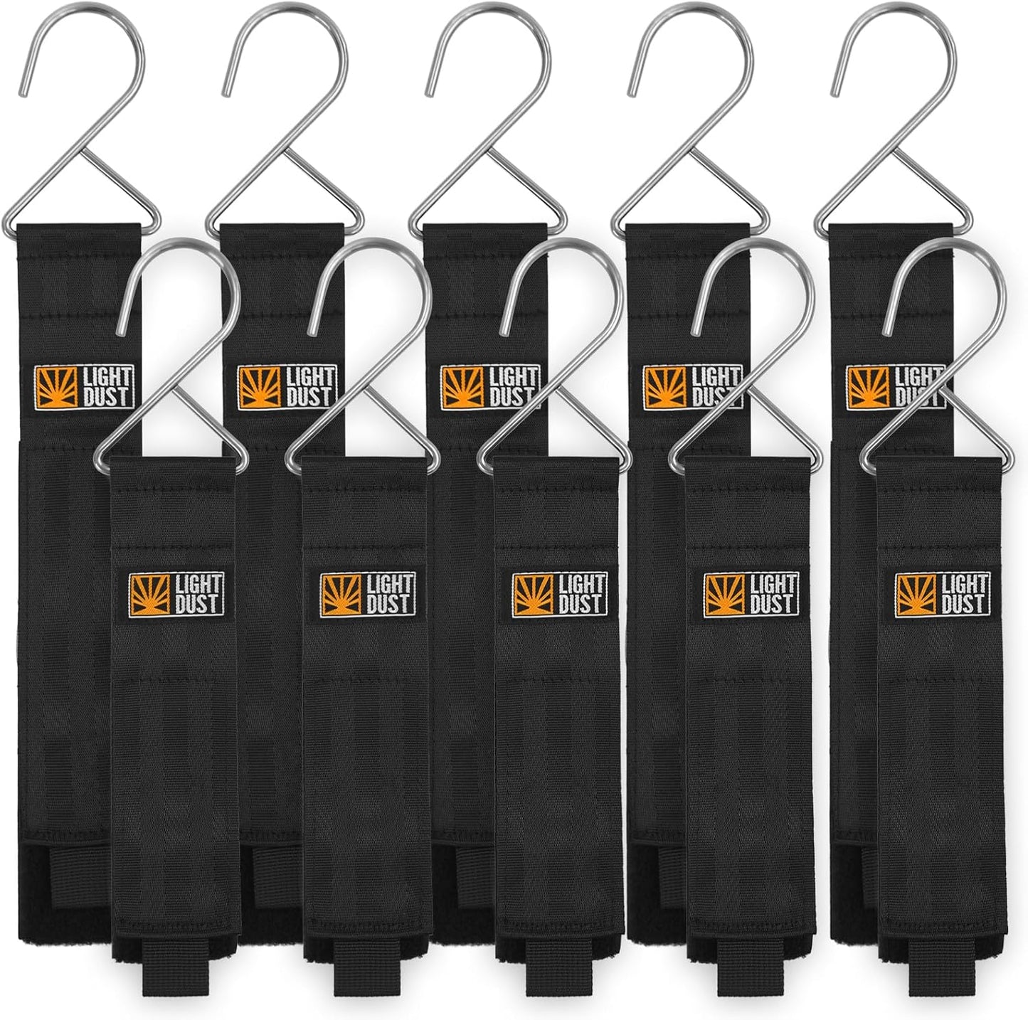 Heavy Duty Storage Straps 10 Pack Triangle Hook Hanging Straps for Garage