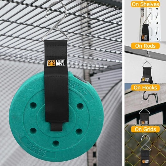 Heavy Duty Storage Straps 10 Pack Triangle Hook Hanging Straps for Garage
