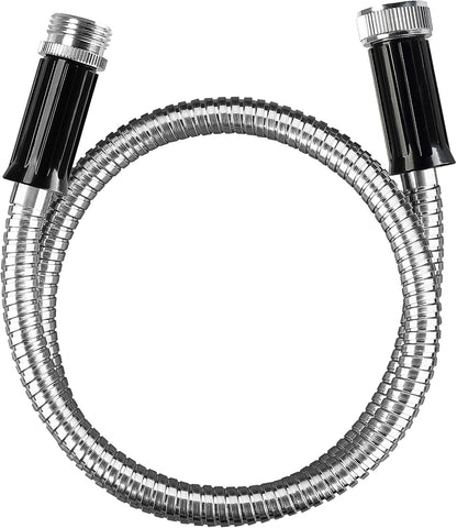 Metal Short Garden Hose 5ft Connectors, Drainage Hose for Dehumidifier Small Water Hose Extension High Pressure Bib Reel Extender, Drinking Water Hose for RV Outdoor
