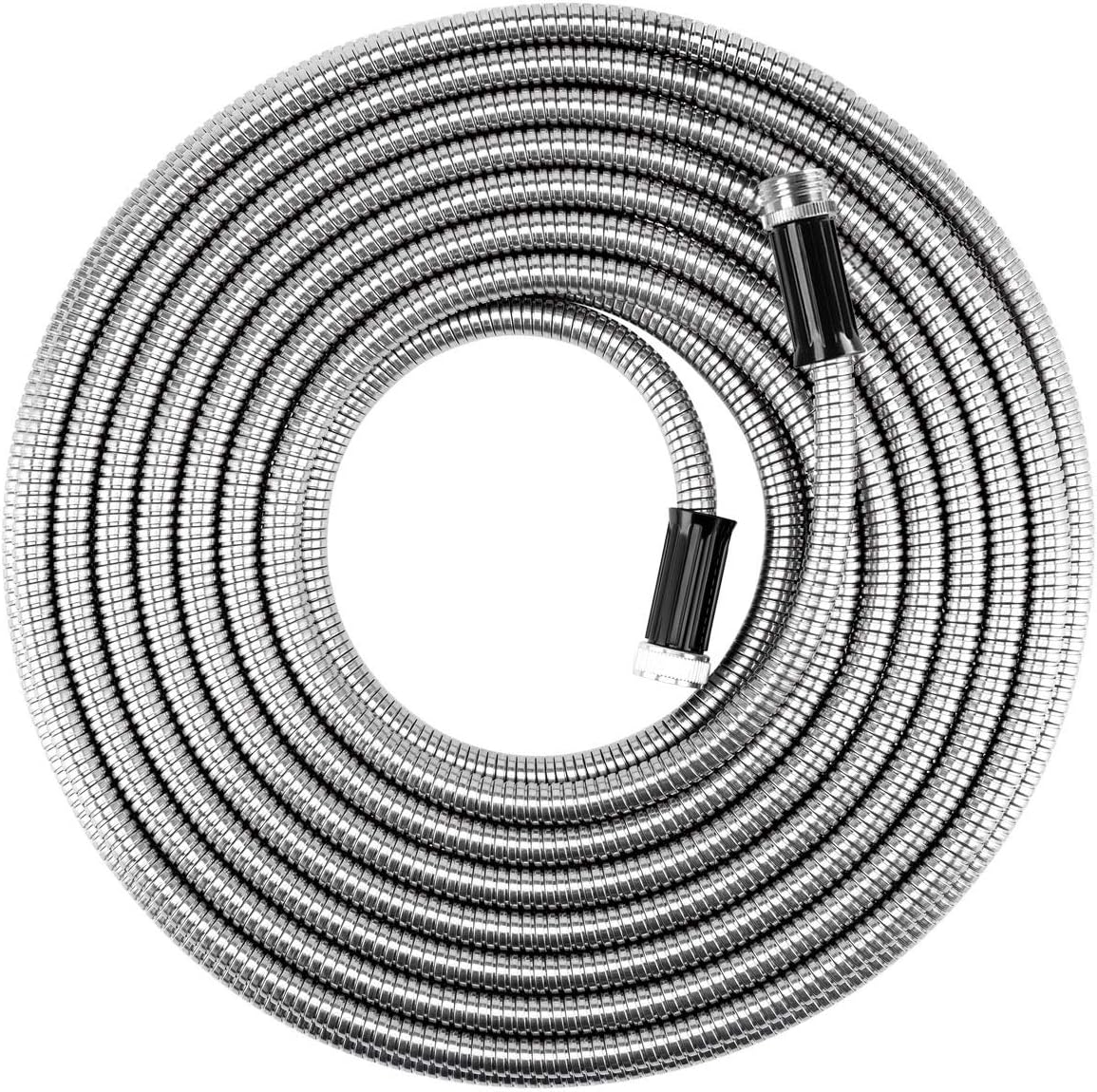 Metal Short Garden Hose 5ft Connectors, Drainage Hose for Dehumidifier Small Water Hose Extension High Pressure Bib Reel Extender, Drinking Water Hose for RV Outdoor