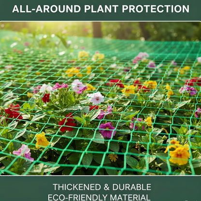 Heavy Duty Trellis Netting for Climbing Plants, Garden Netting for Vegetables, Strong Plant Support Net for Cucumbers, Tomatoes & Peas, with 50 Plant Ties