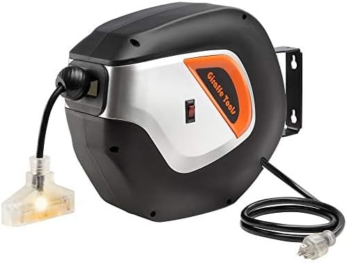 Retractable Extension Cord Reel 50FT 14 Gauge SJTOW