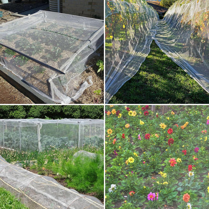 2 Pack 10x33 FT Garden Netting, Mosquito Net for Garden Protection