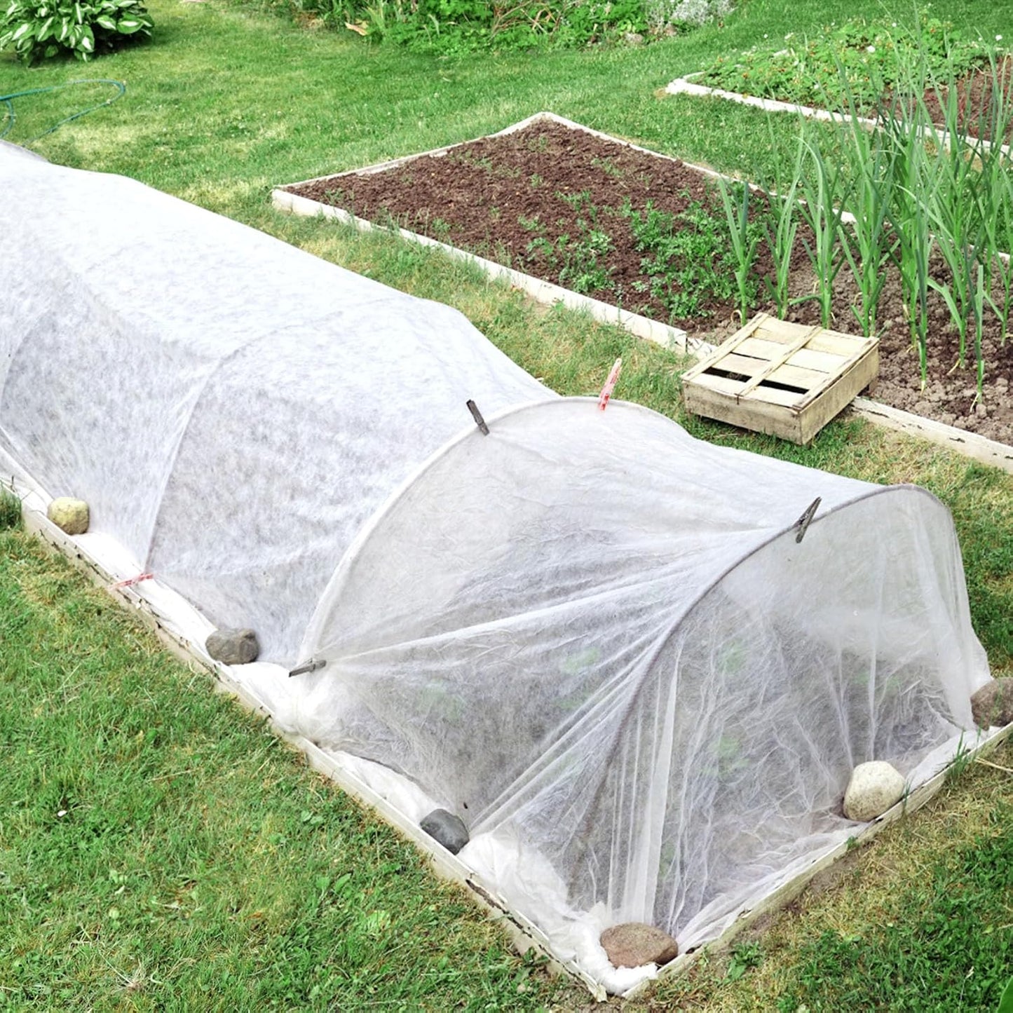 2 Pack 10x33 FT Garden Netting, Mosquito Net for Garden Protection
