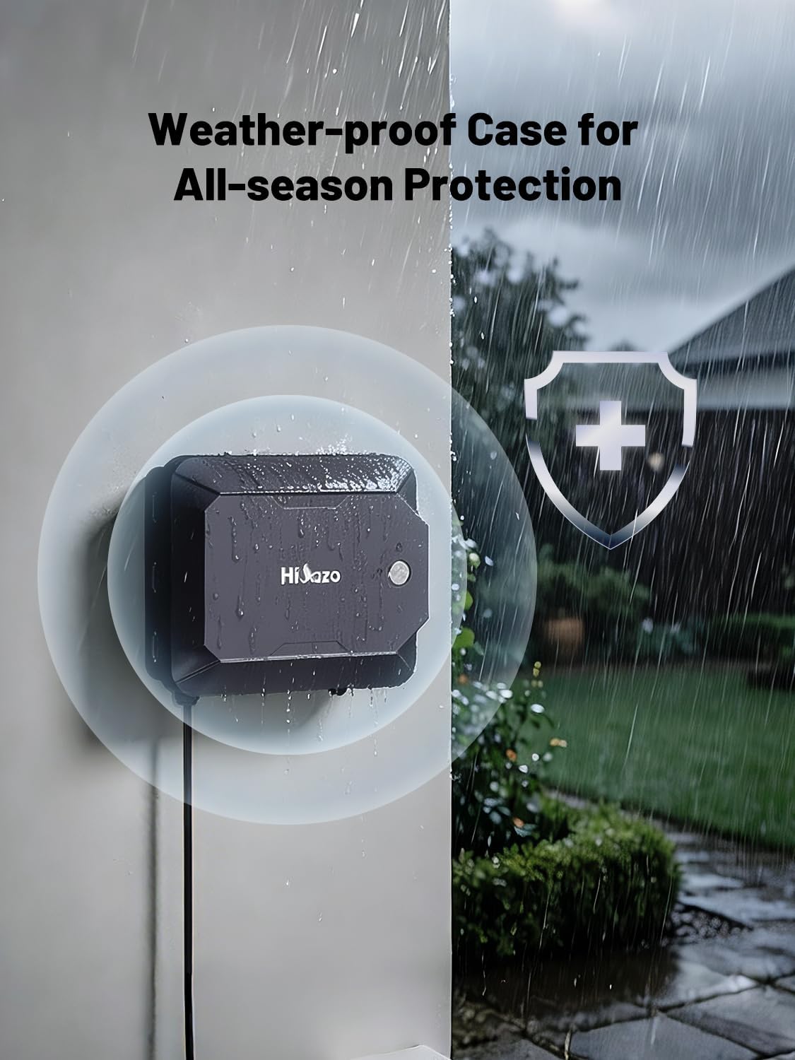 Smart Sprinklers Controller 2.4GHz WiFi, Irrigation Controller Easy Use App Enabled, 4 Zones + 16 Plans, Save Water Auto Skip Rain, Freeze & Wind, 10 Minutes Install