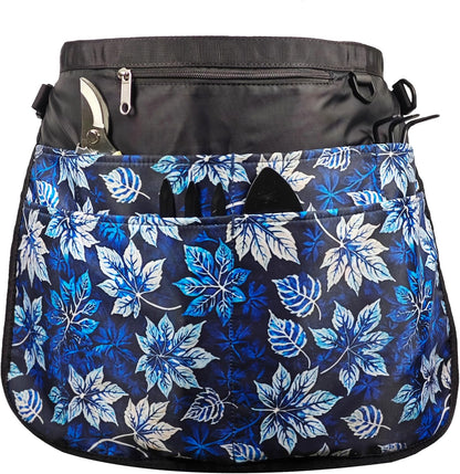 Garden Apron for Women with 7 Pocket,Half Florist Apron Harvesting Apron