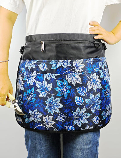 Garden Apron for Women with 7 Pocket,Half Florist Apron Harvesting Apron