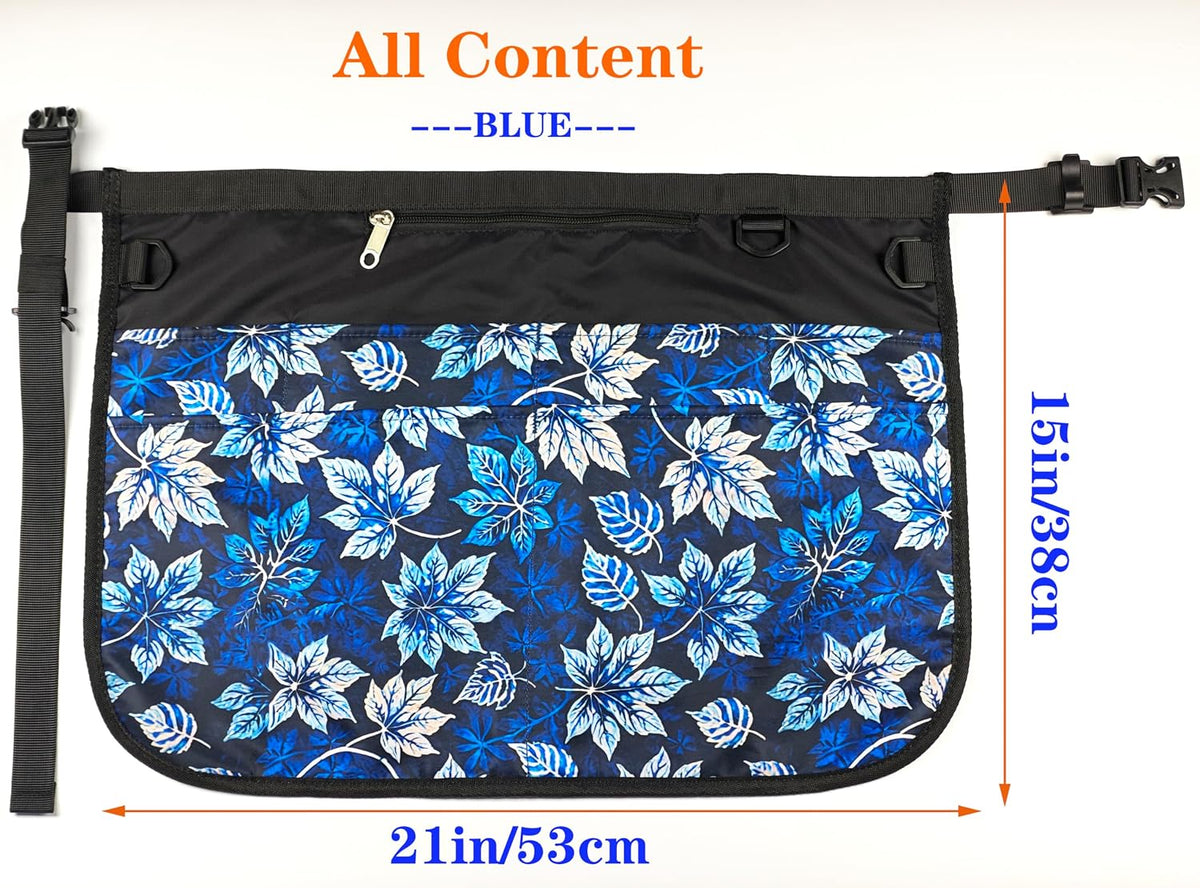 Garden Apron for Women with 7 Pocket,Half Florist Apron Harvesting Apron