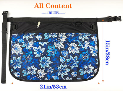 Garden Apron for Women with 7 Pocket,Half Florist Apron Harvesting Apron