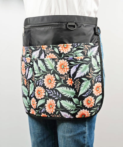 Garden Apron for Women with 7 Pocket,Half Florist Apron Harvesting Apron