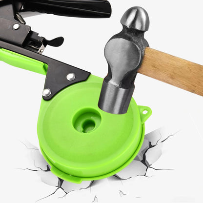 Plant Tying Machine, Plant Tape Cattle Panels for Garden,Plant Vine Tying Tool with 10000pcs Staples 21 Rolls Tape Plant Tape Gun for Grapes,Tapener (tapetool set1pcs), Green