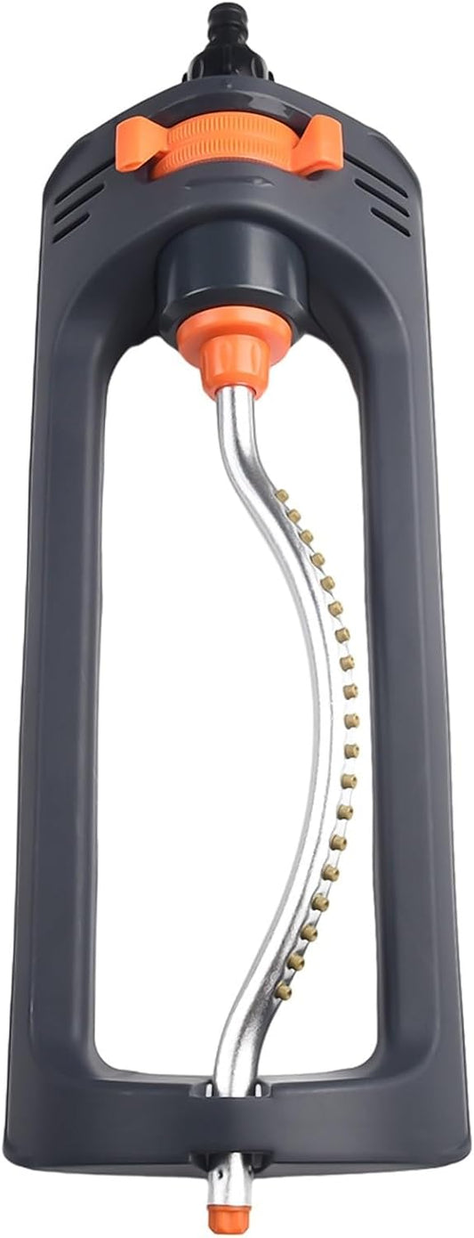 Lawn Maintenance Simplified Adjustable Oscillating Sprinkler with Rustproof Material and Efficient Coverage (B)