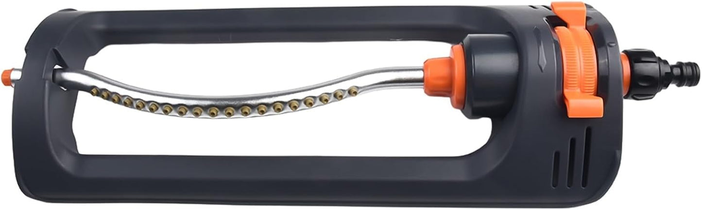 Lawn Maintenance Simplified Adjustable Oscillating Sprinkler with Rustproof Material and Efficient Coverage (B)