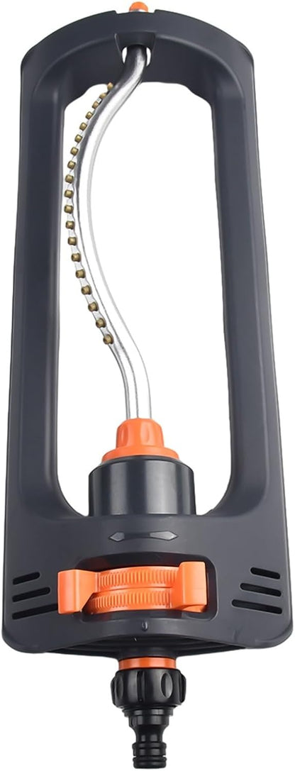 Lawn Maintenance Simplified Adjustable Oscillating Sprinkler with Rustproof Material and Efficient Coverage (B)