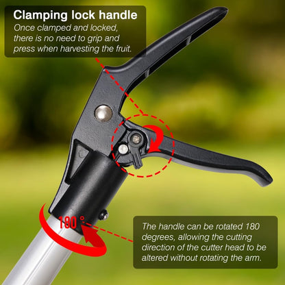 5.91-9.84FT Tree Pruners Long Reach with 4 Nodes Adjustment, Extendable Tree Pruner, Ergonomic Grip, Telescopic Tree Pruner Ideal for Fruit Picking, Deadheading And Pruning
