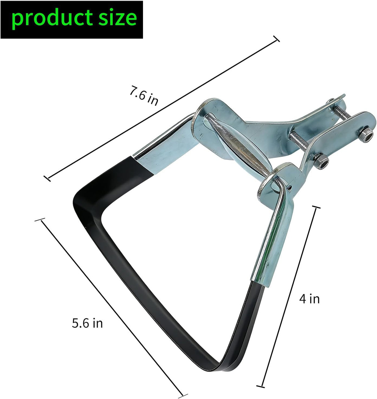 Garden Hula Hoe Head Stirrup Hoes Replacement Heads Scuffle Loop Tools for Weeding (GS1), Gray
