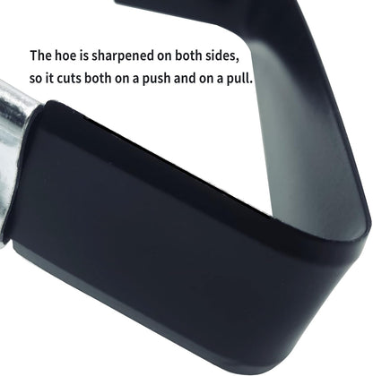 Garden Hula Hoe Head Stirrup Hoes Replacement Heads Scuffle Loop Tools for Weeding (GS1), Gray