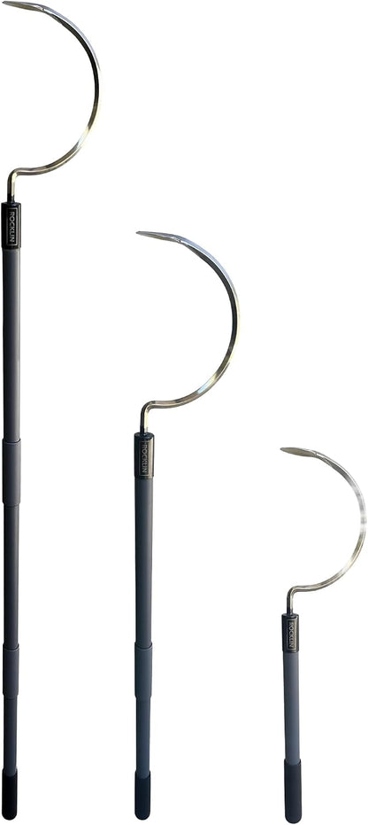 Rocklin™ Stand Up Weed Puller, 4-Claw Steel Head, 48" Handle