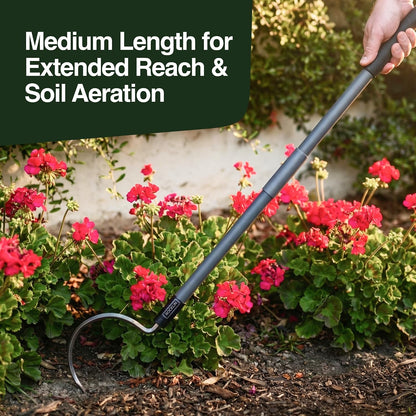 Rocklin™ Stand Up Weed Puller, 4-Claw Steel Head, 48" Handle