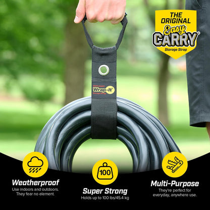 Easy-Carry Straps - 22" (2-Pack) Black