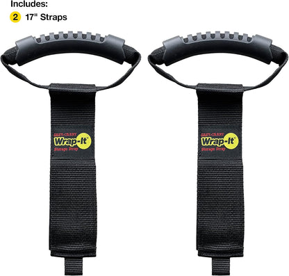 Easy-Carry Straps - 22" (2-Pack) Black