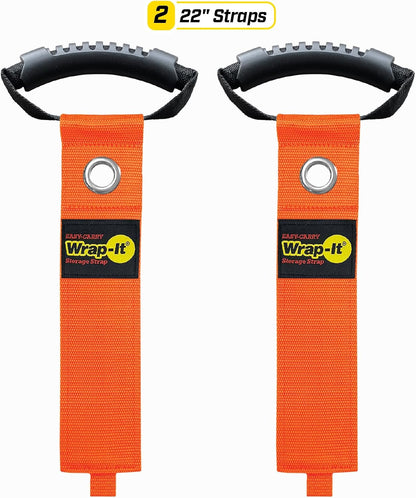 Easy-Carry Straps - 22" (2-Pack) Black